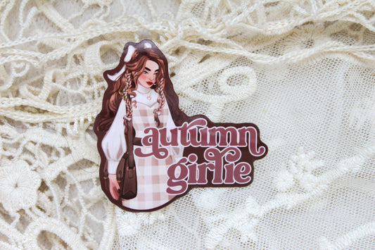 Autumn Girlie Sticker Flake