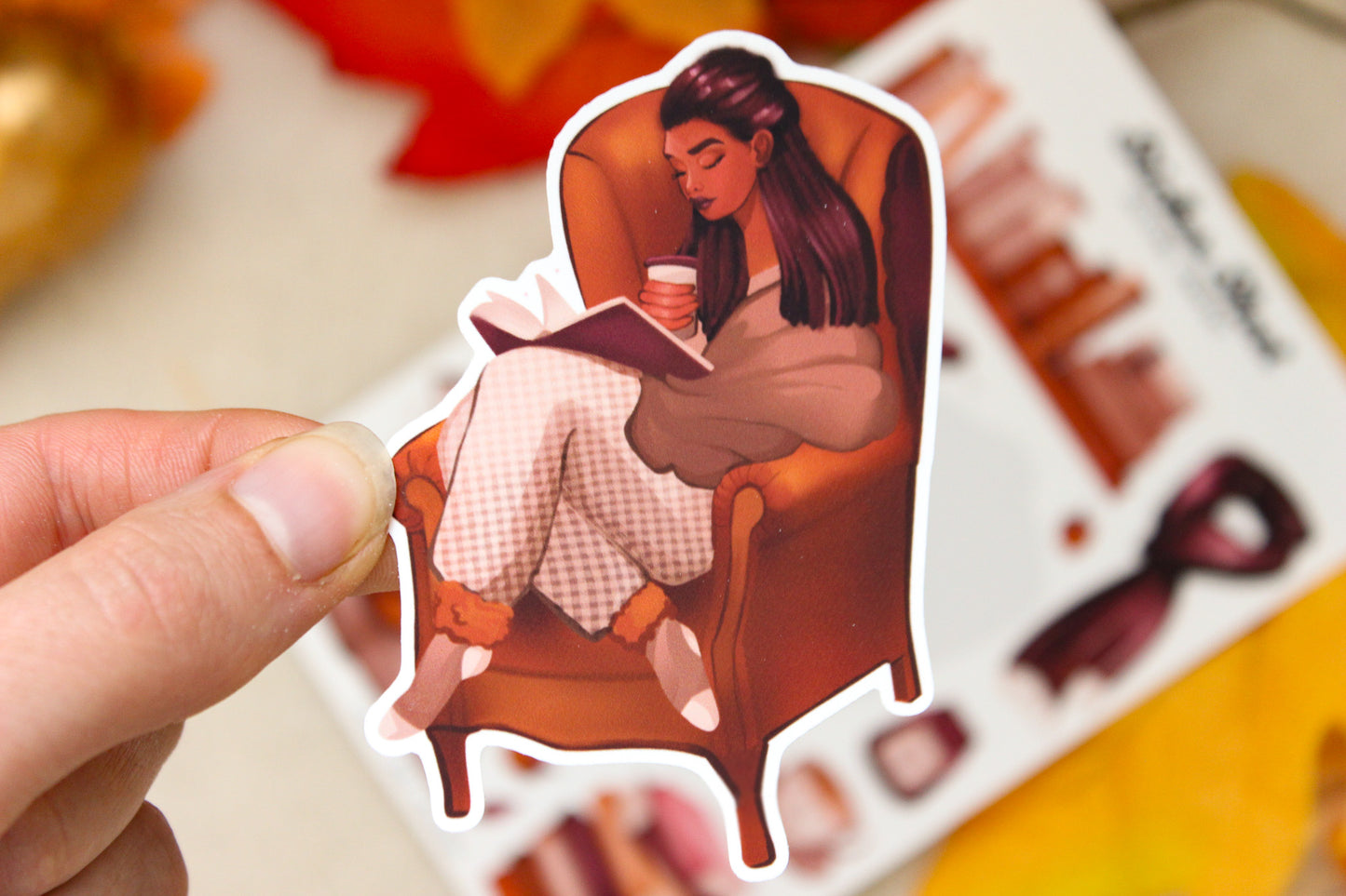 Autumn Reader Sticker Sheet