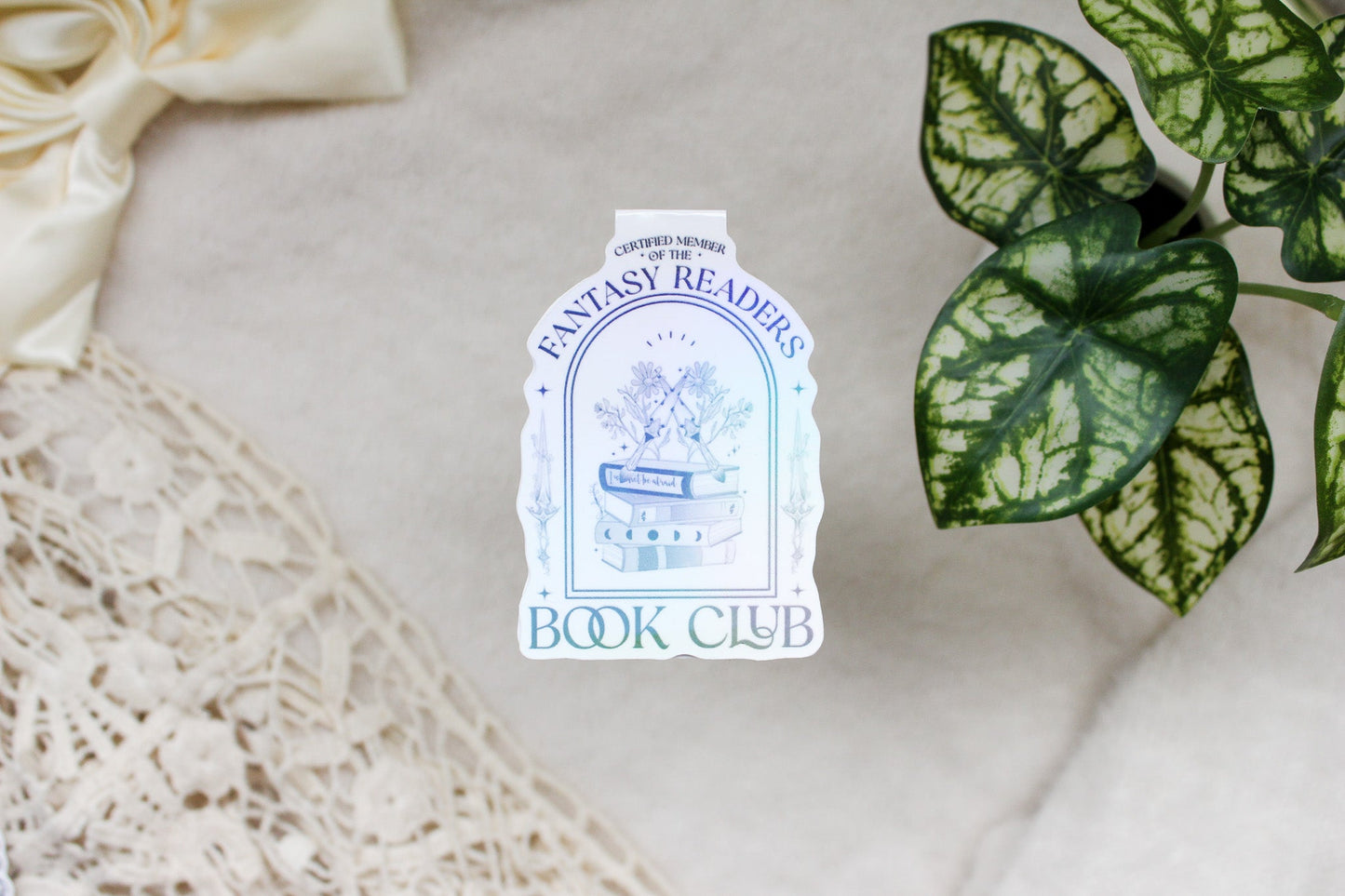 Fantasy Readers Book Club Magnetic Bookmark