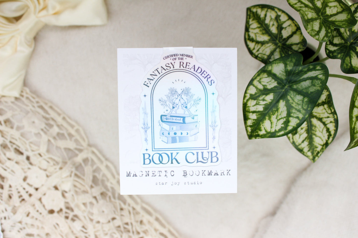 Fantasy Readers Book Club Magnetic Bookmark