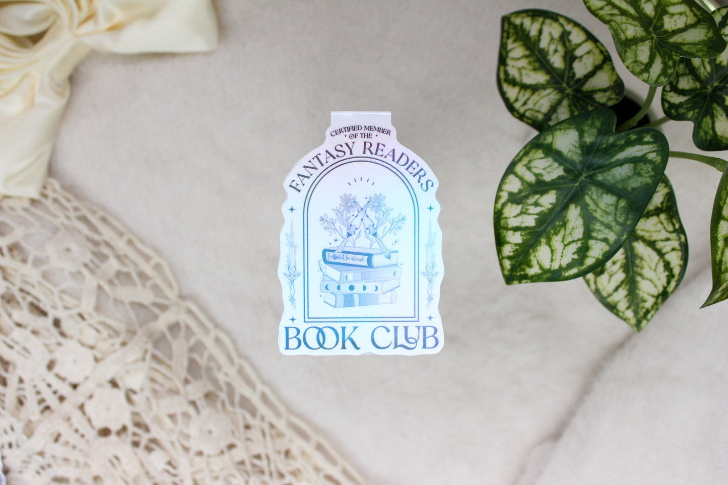 Fantasy Readers Book Club Magnetic Bookmark