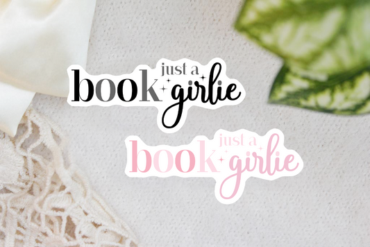 Book Girlie Sticker Flake