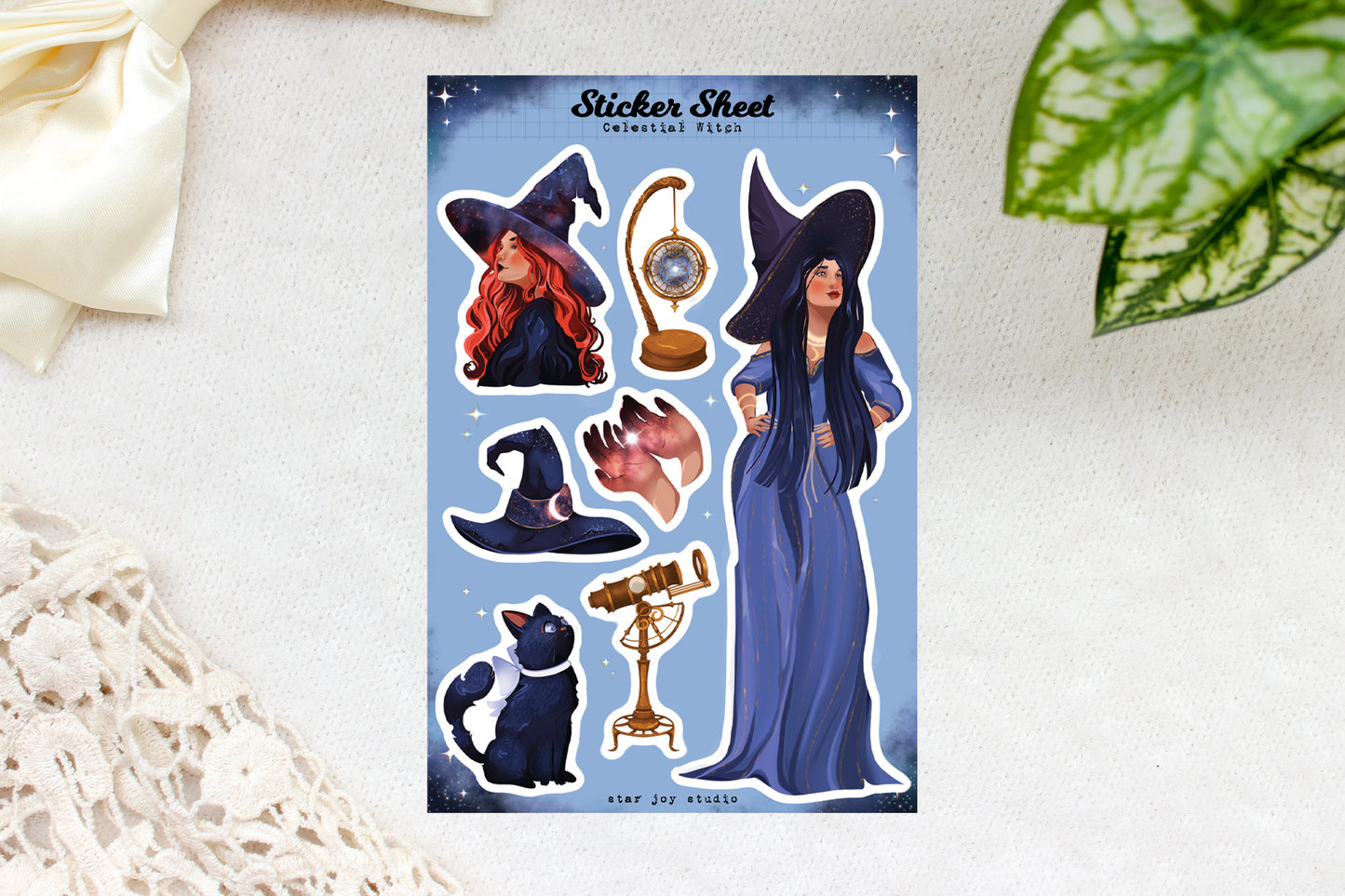 Celestial Witch Premium Sticker Sheet