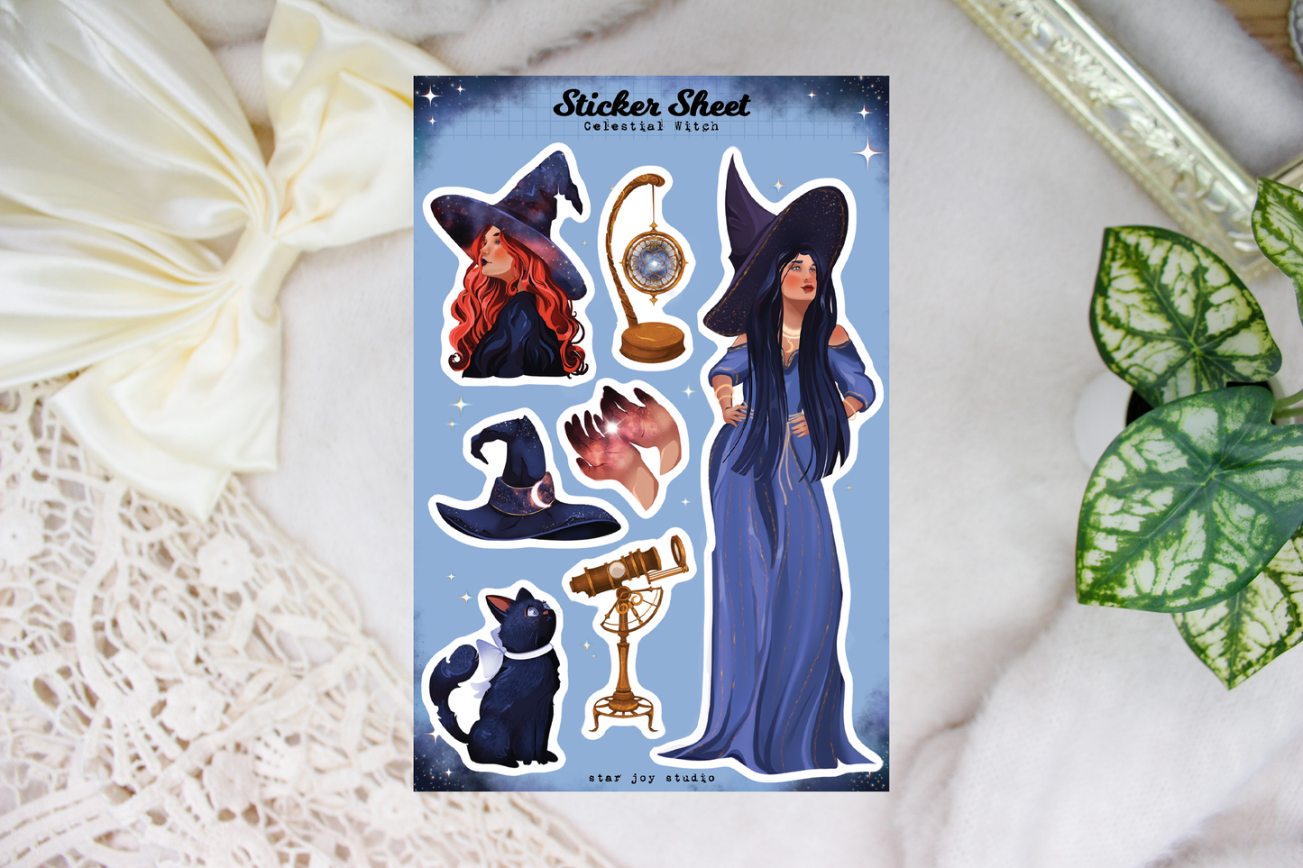 Celestial Witch Premium Sticker Sheet