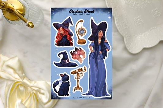 Celestial Witch Premium Sticker Sheet