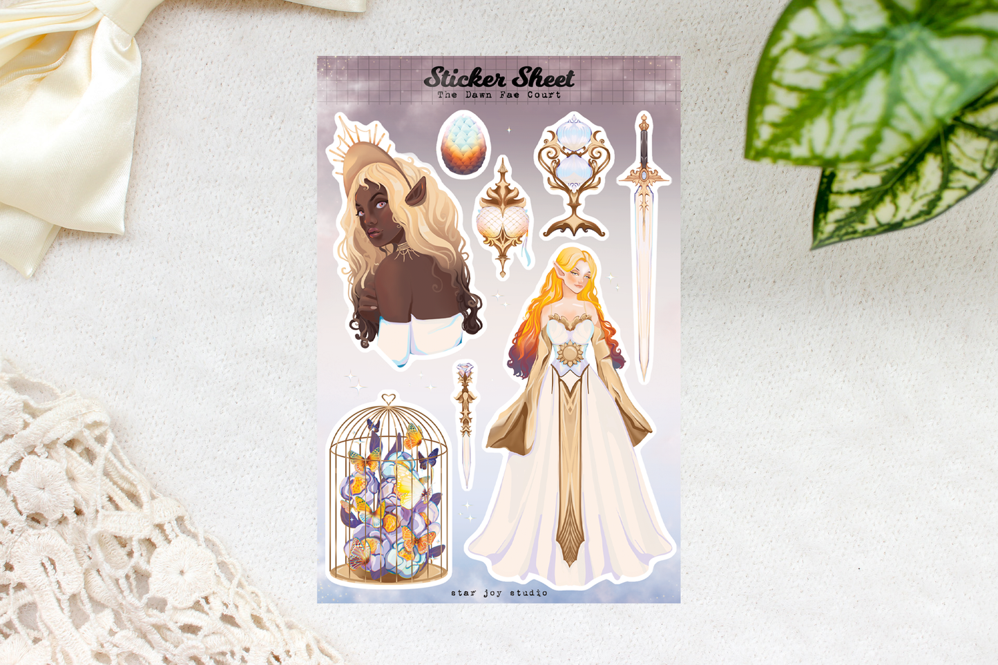 Dawn Fae Court Sticker Sheet