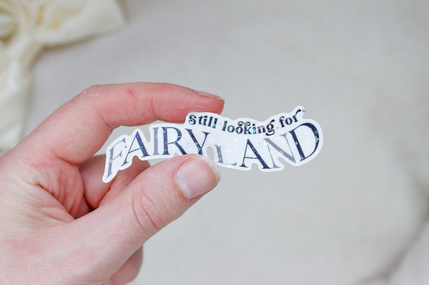 Searching for Fairyland Holographic  Sticker Flake