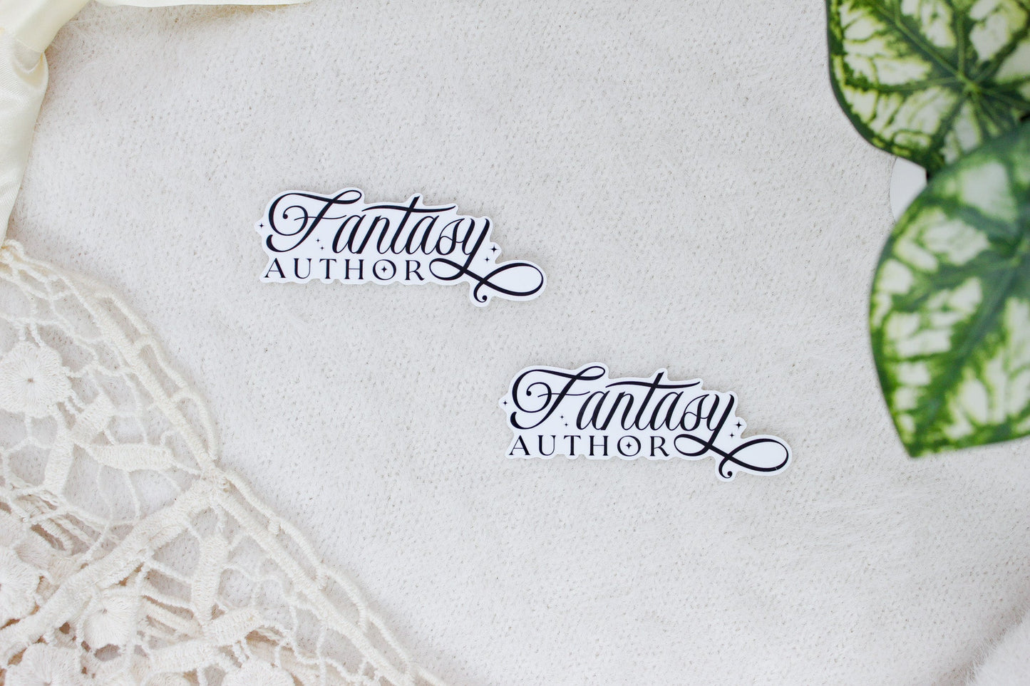 Fantasy Author Sticker Flake