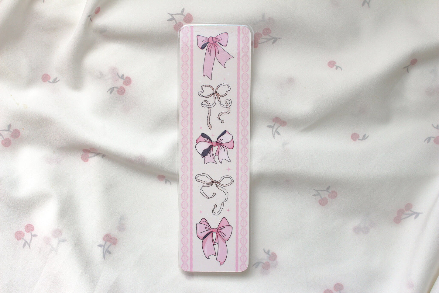 Coquette Bows Laminated Bookmark