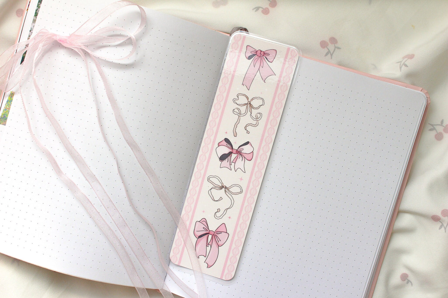 Coquette Bows Laminated Bookmark