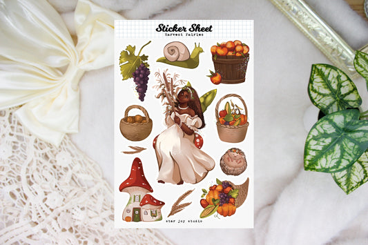 Harvest Fairies Sticker Sheet