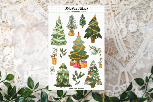 Oh Christmas Tree Sticker Sheet