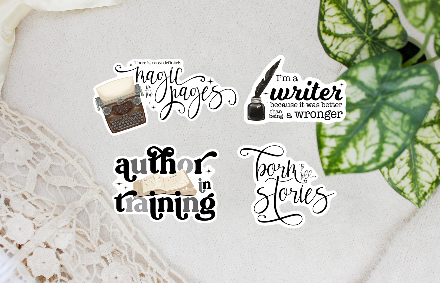 The Writer Sticker Pack